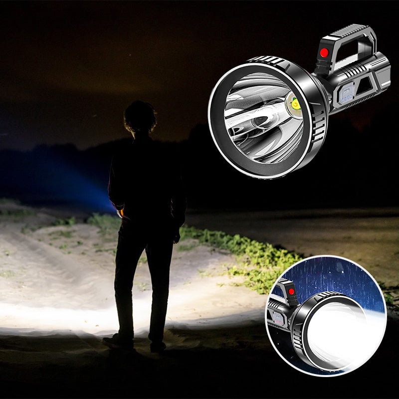 Rechargeable Handheld LED Spotlight Torch, 8000mAh, ABS, 90 × 210mm, view 9