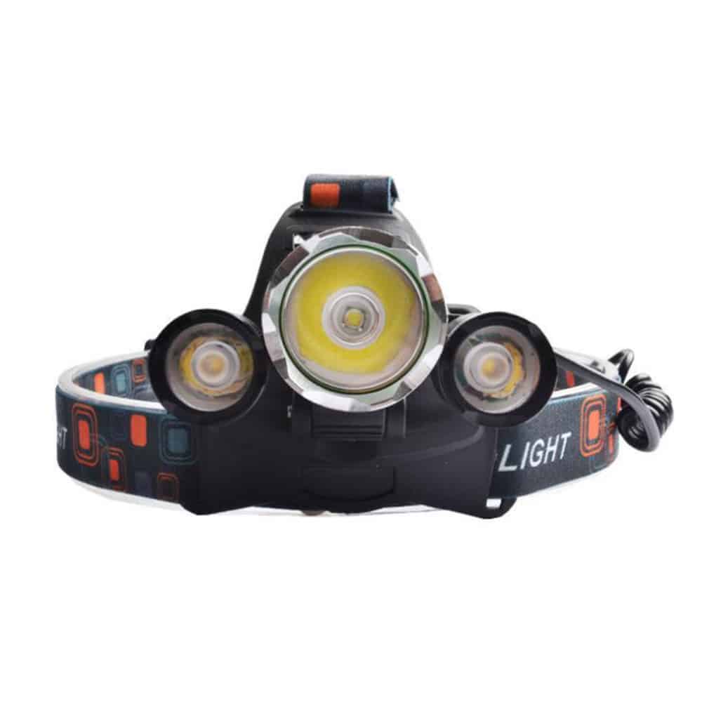Rechargeable LED Headlamp with Three Lights, Four Modes, Foldable Design, view 4