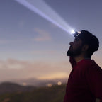 Rechargeable LED Headlamp with Three Lights, Four Modes, Foldable Design, view 5