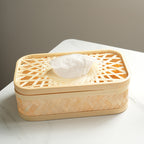 Rectangular Storage Basket with Woven Structure | High & Bury