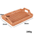 Rectangular Woven Serving Tray | High & Bury