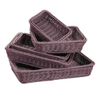Rectangular Woven Storage Basket | High & Bury