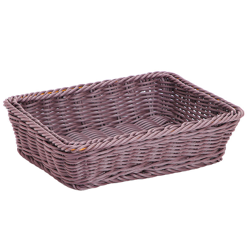 Rectangular Woven Storage Basket | High & Bury