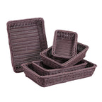 Rectangular Woven Storage Basket | High & Bury