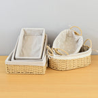 Rectangular Woven Storage Baskets | High & Bury