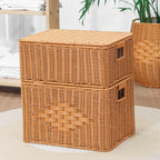 Rectangular Woven Storage Box | High & Bury