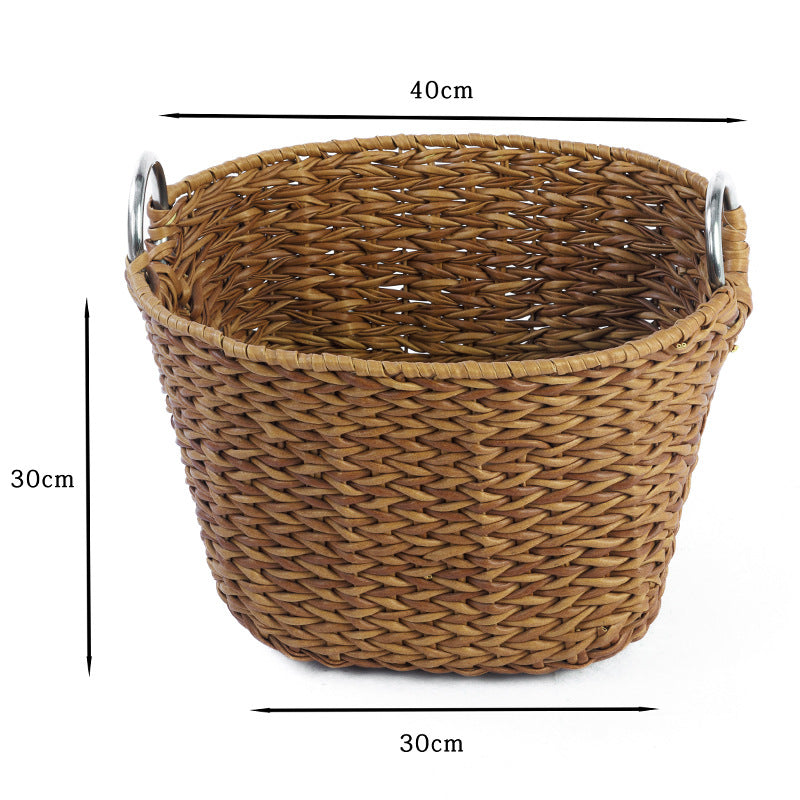Rectangular Woven Storage Box | High & Bury