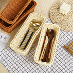 Rectangular Woven Storage Tray | High & Bury