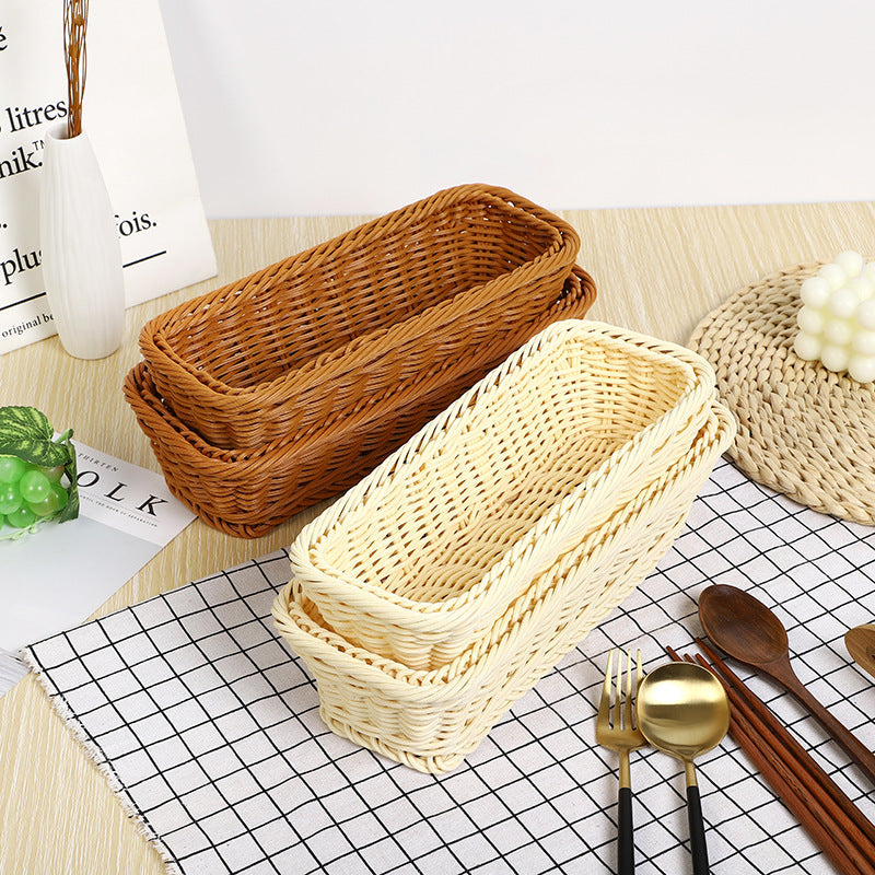 Rectangular Woven Storage Tray | High & Bury