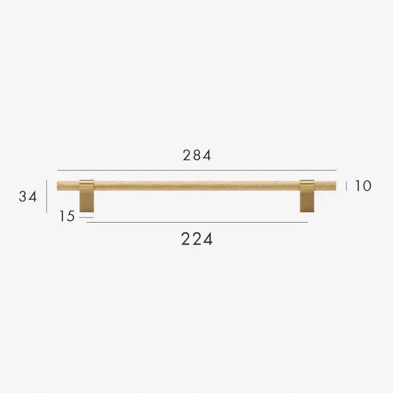 Reedmont Brass Knurled T-Bar Handle