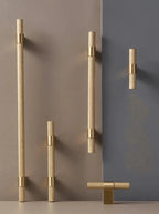 Reedmont Brass Knurled T-Bar Handle