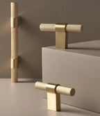 Reedmont Brass Knurled T-Bar Handle