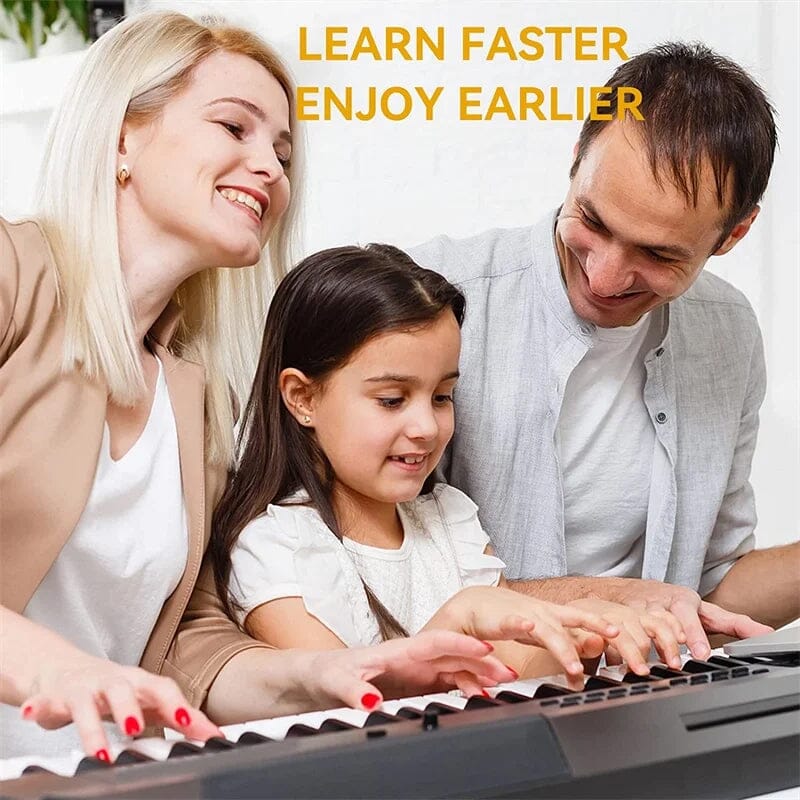 Removable Silicone Piano Keyboard Note Labels for 88-Key Pianos, view 2