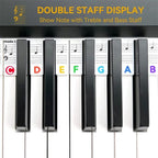 Removable Silicone Piano Keyboard Note Labels for 88-Key Pianos, view 4