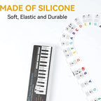 Removable Silicone Piano Keyboard Note Labels for 88-Key Pianos, view 5