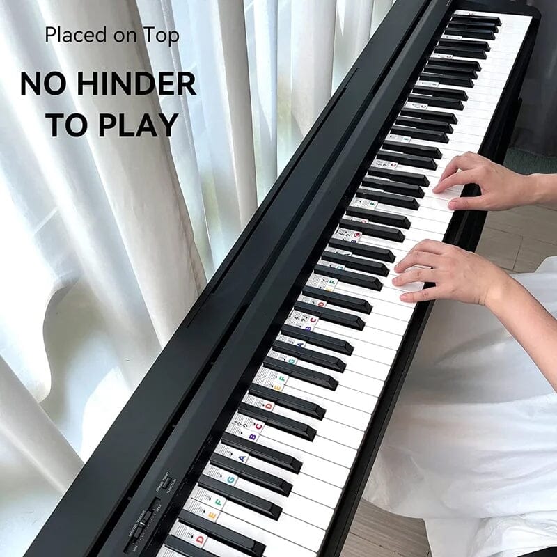 Removable Silicone Piano Keyboard Note Labels for 88-Key Pianos, view 6