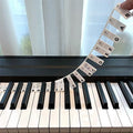 Removable Silicone Piano Keyboard Note Labels for 88-Key Pianos