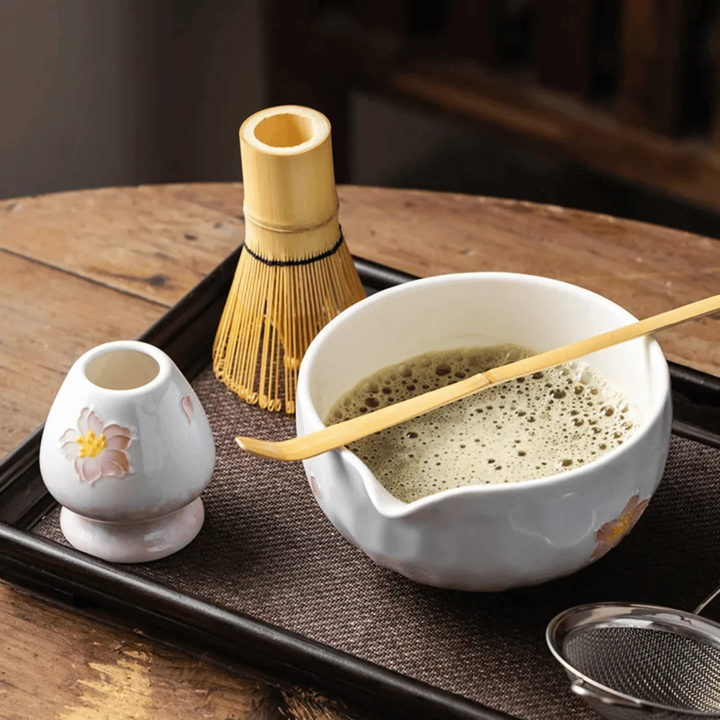 Renara Matcha Set – 5-Piece Cherry Blossom Kit