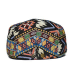 Retro Cotton Flat Cap with Curved Brim, Soft Crown and Adjustable Back Strap, view 4