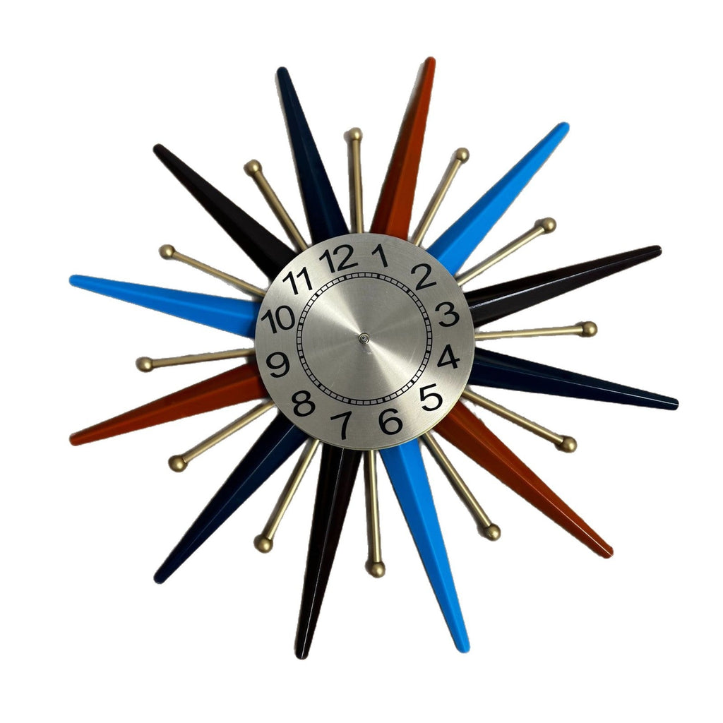 Retro Starburst Wall Clock | High & Bury