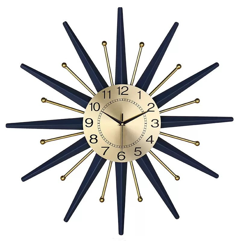 Retro Starburst Wall Clock | High & Bury