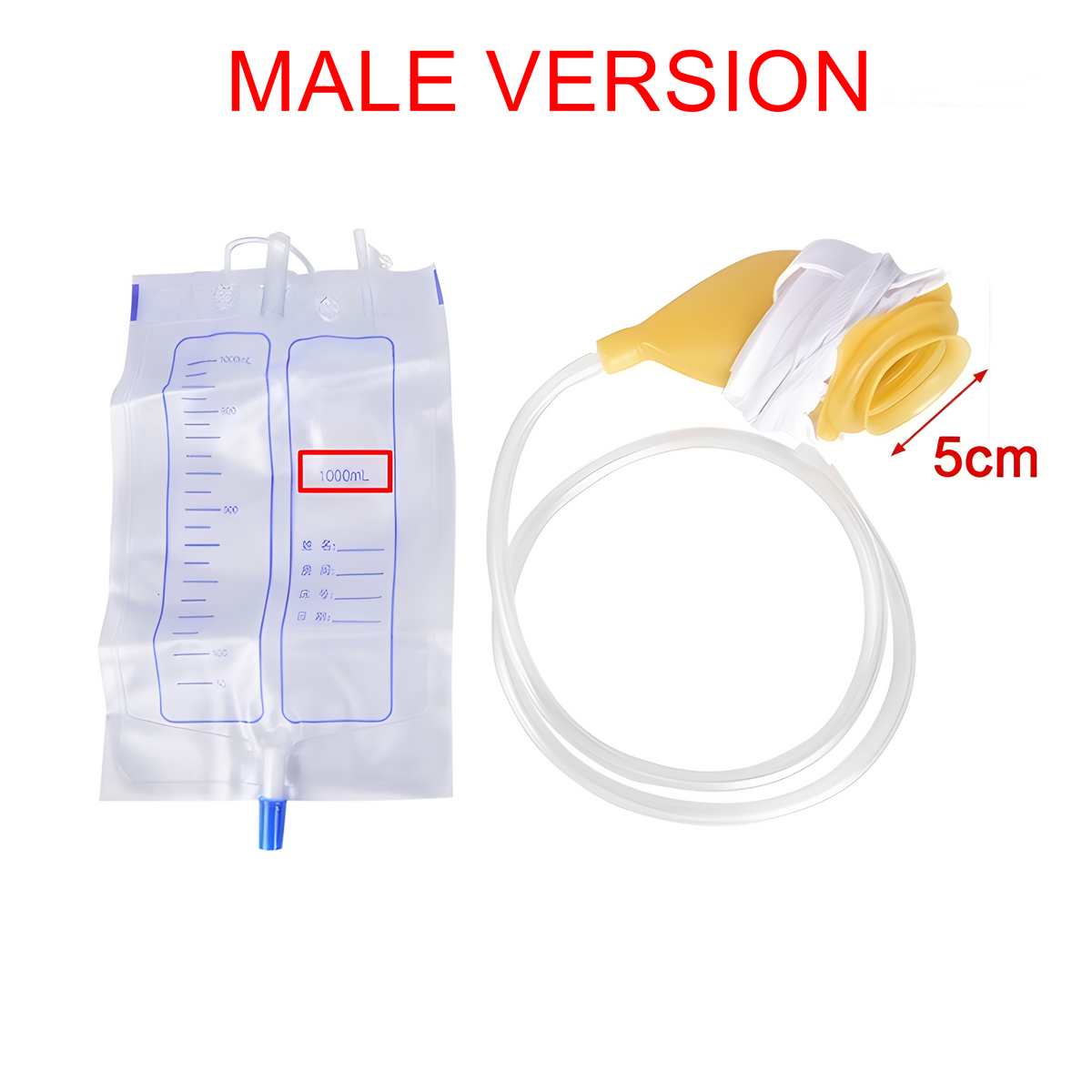 Reusable Urine Collector Underwear with 500 ml Pouch for Adults, view 7