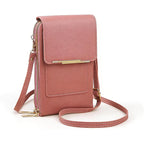 RFID-Blocking Phone Crossbody Bag, 19 x 11 x 5 cm, PU Leather, view 10
