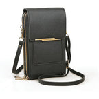 RFID-Blocking Phone Crossbody Bag, 19 x 11 x 5 cm, PU Leather, view 7