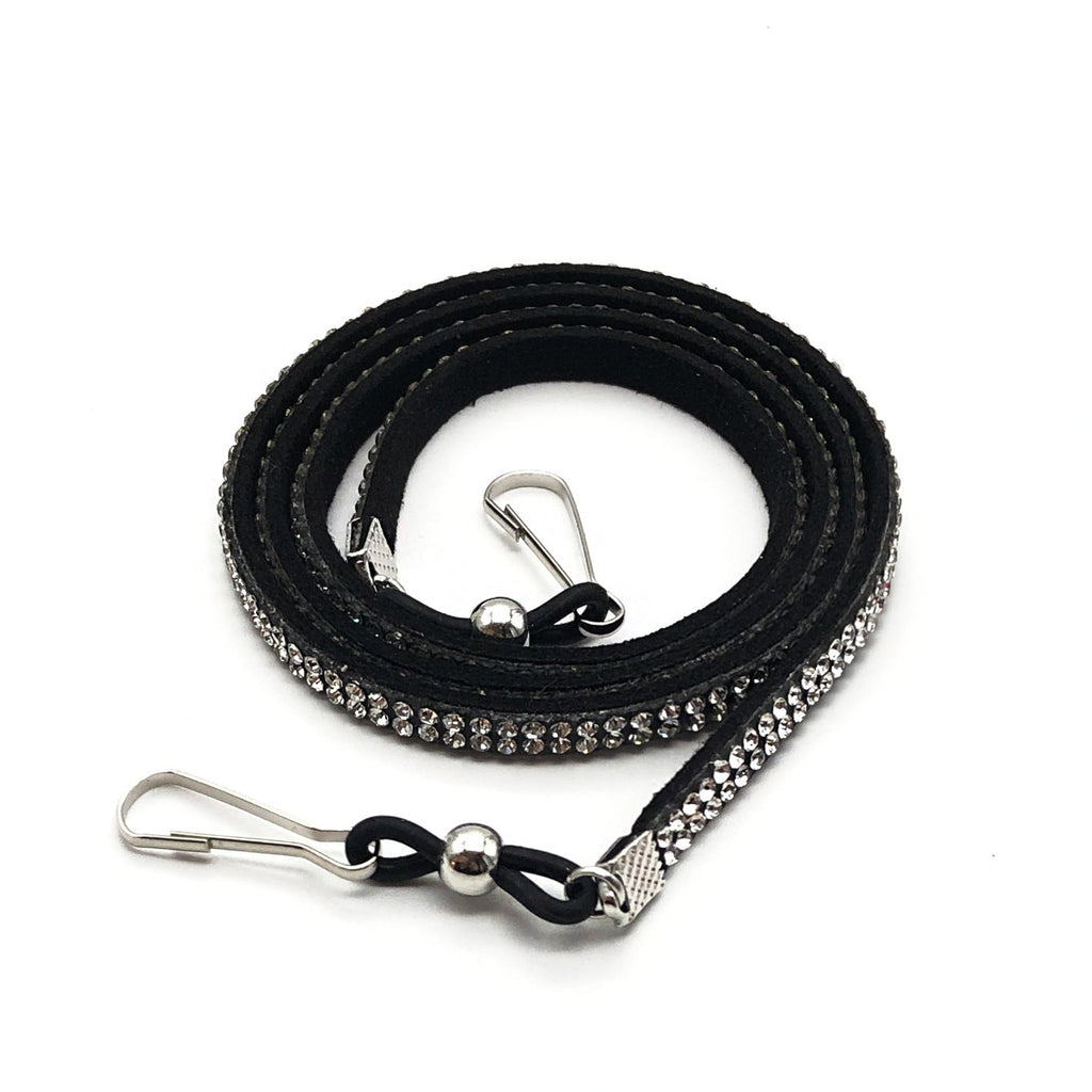 Rhinestone-Embellished Dog Leash with Soft, Comfortable Grip Handle, view 5