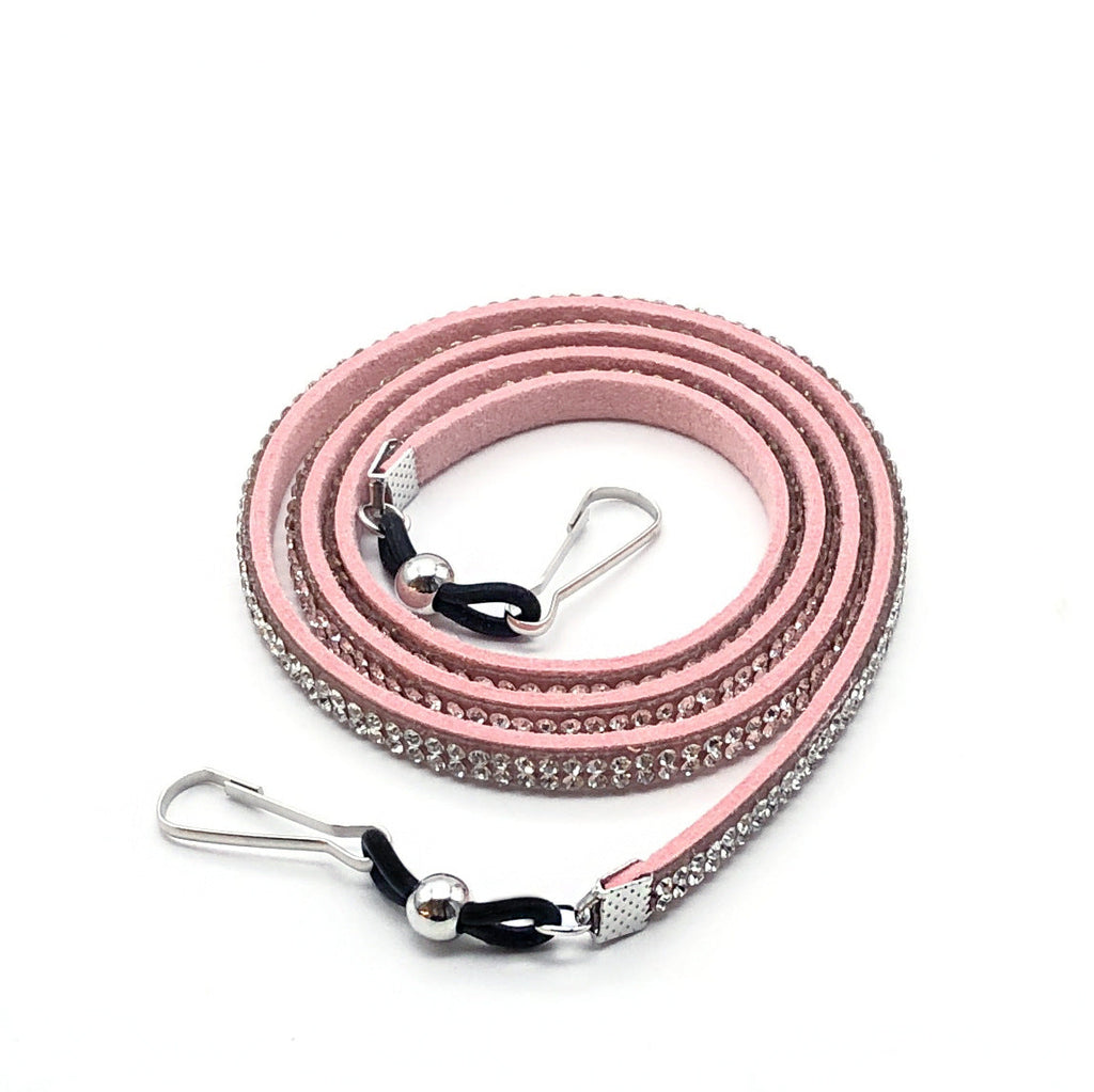 Rhinestone-Embellished Dog Leash with Soft, Comfortable Grip Handle, view 7
