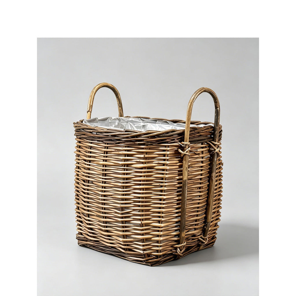 Robust Basket with Lid and Practical Handle | High & Bury