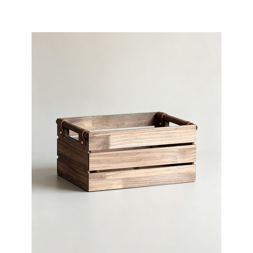 Robust Storage Basket with Practical Handles | High & Bury
