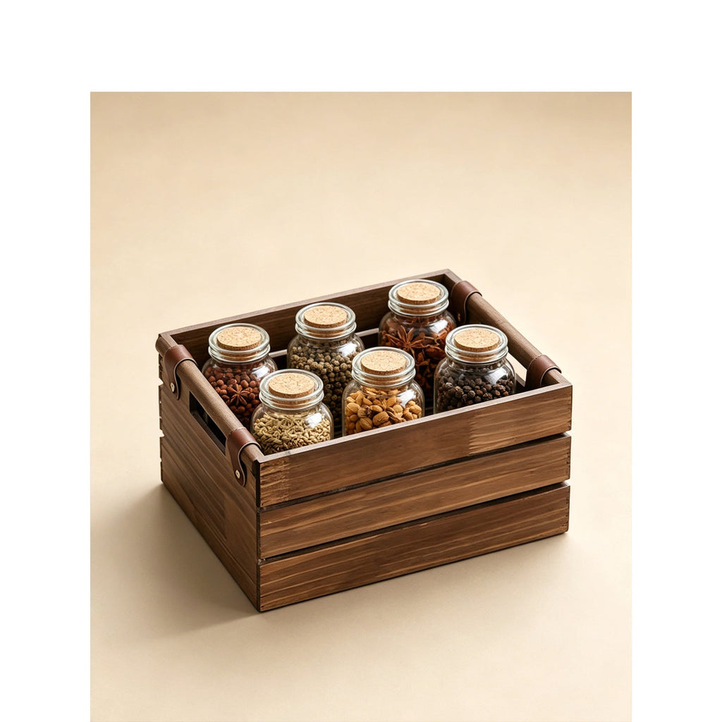 Robust Storage Basket with Practical Handles | High & Bury