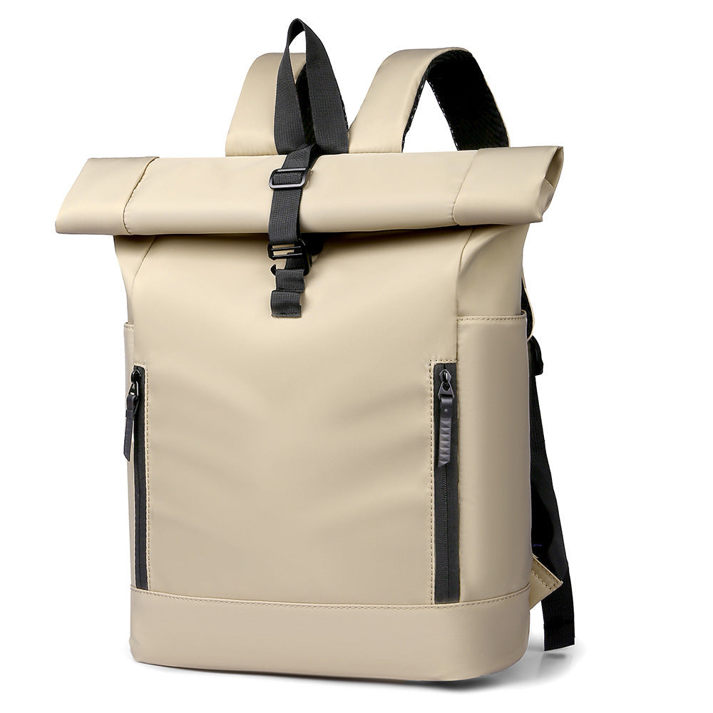 Rolltop Backpack with Padded Straps for Commuting and Weekend Travel, view 2
