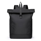 Rolltop Backpack with Padded Straps for Commuting and Weekend Travel, view 3