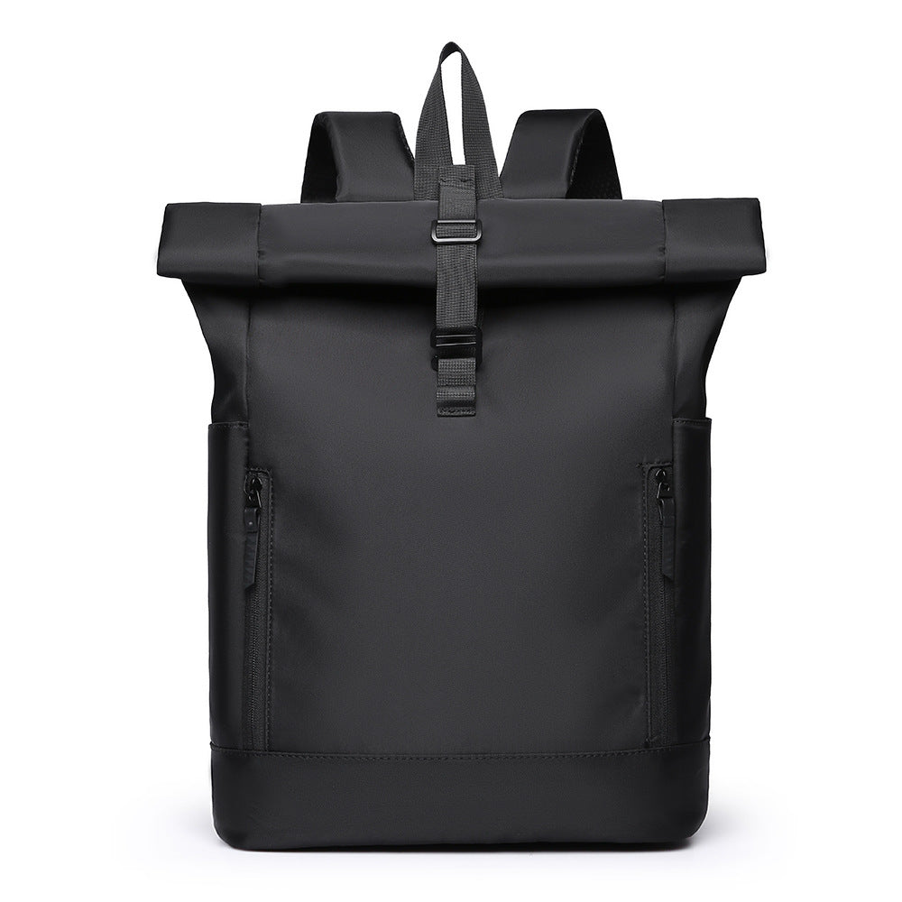 Rolltop Backpack with Padded Straps for Commuting and Weekend Travel, view 3