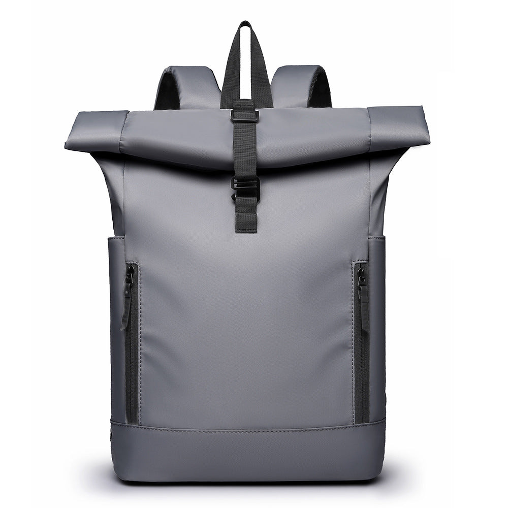 Rolltop Backpack with Padded Straps for Commuting and Weekend Travel, view 5