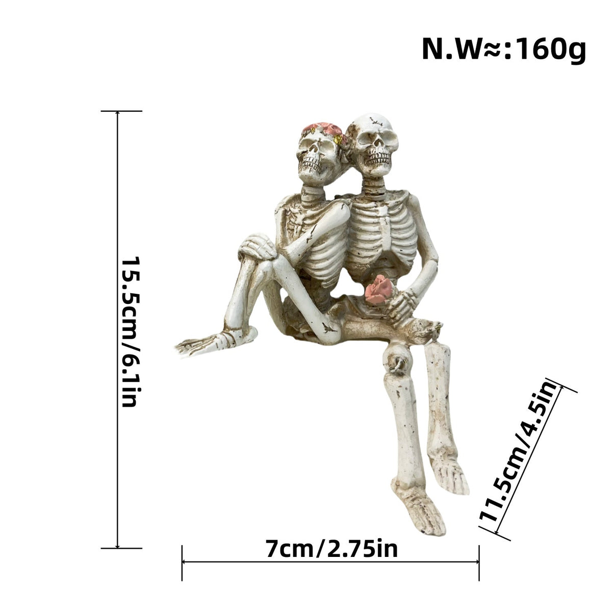 Romantic Skeleton Figure | High & Bury