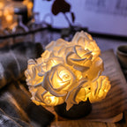 Rose-Shaped LED String Lights Romantic Flower Garland | High & Bury