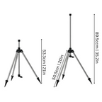 Rotating Tripod Garden Sprinkler, Stainless Steel and ABS, 360°, view 3
