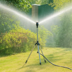 Rotating Tripod Garden Sprinkler, Stainless Steel and ABS, 360°