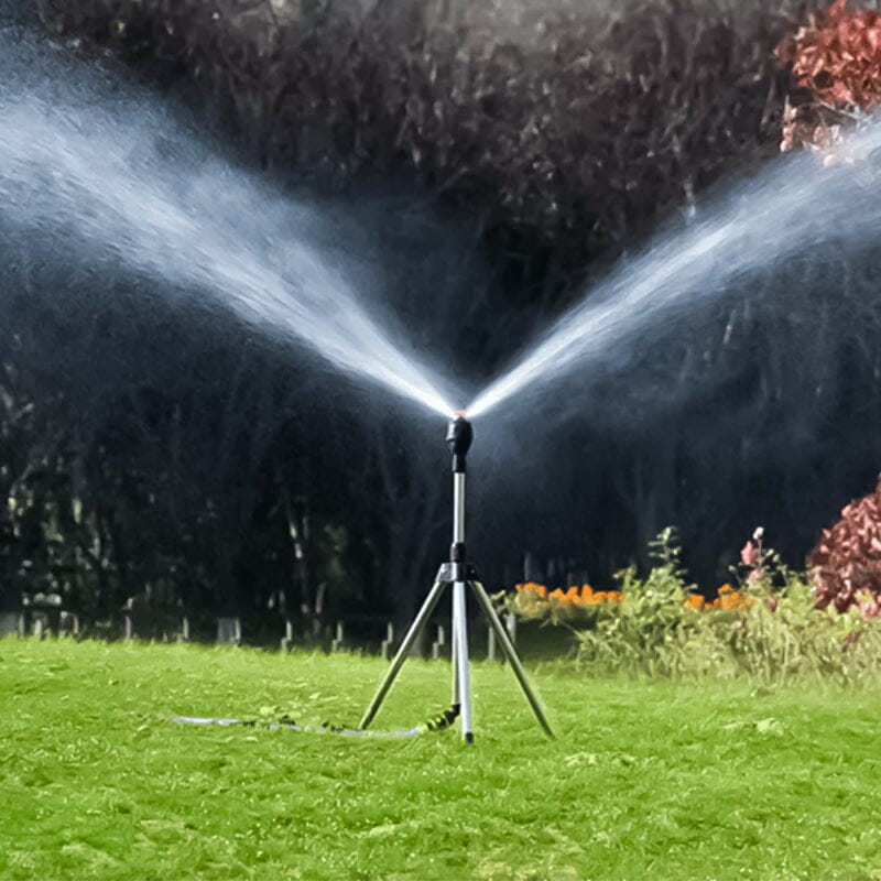 Rotating Tripod Sprinkler with Adjustable Spray and 360-Degree Rotation, view 5