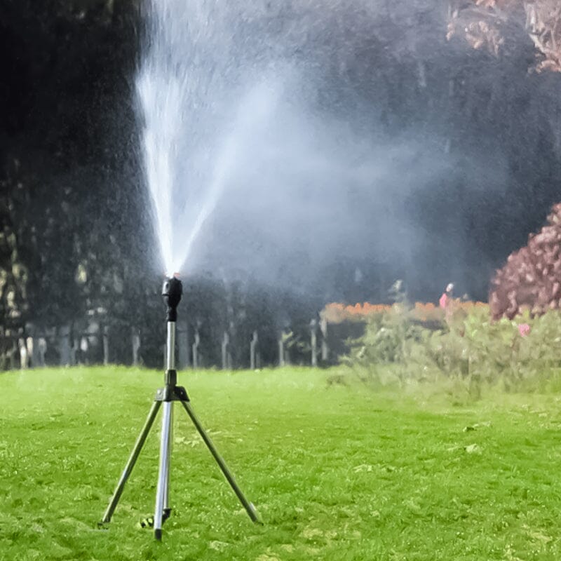 Rotating Tripod Sprinkler with Adjustable Spray and 360-Degree Rotation, view 7