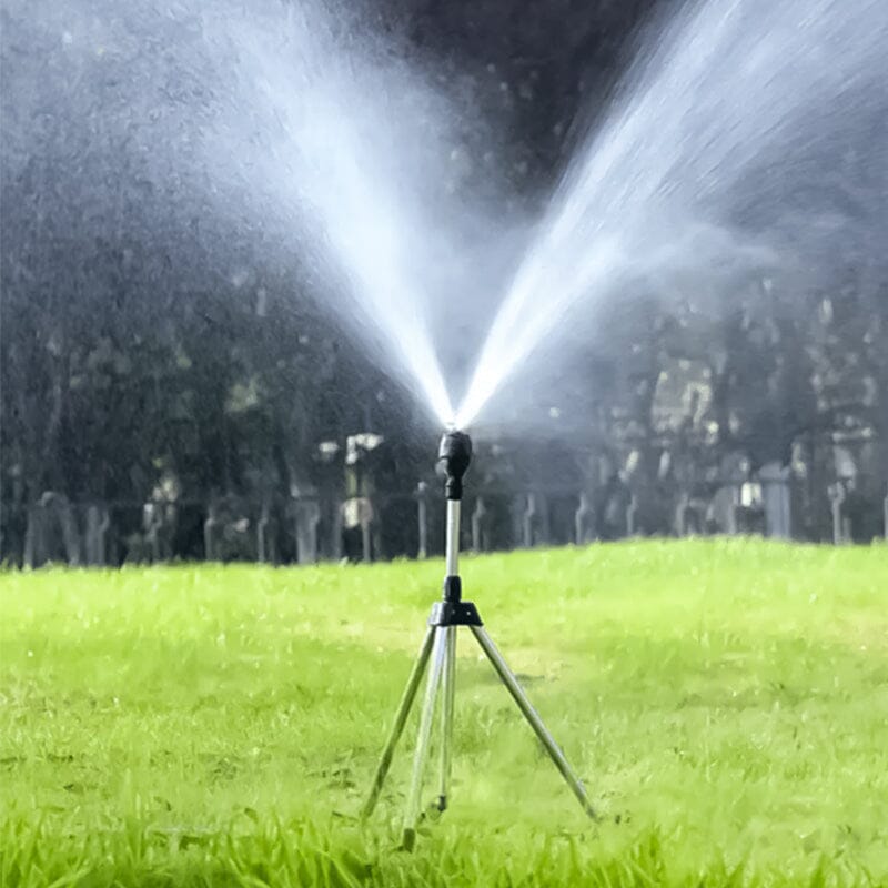Rotating Tripod Sprinkler with Adjustable Spray and 360-Degree Rotation, view 8