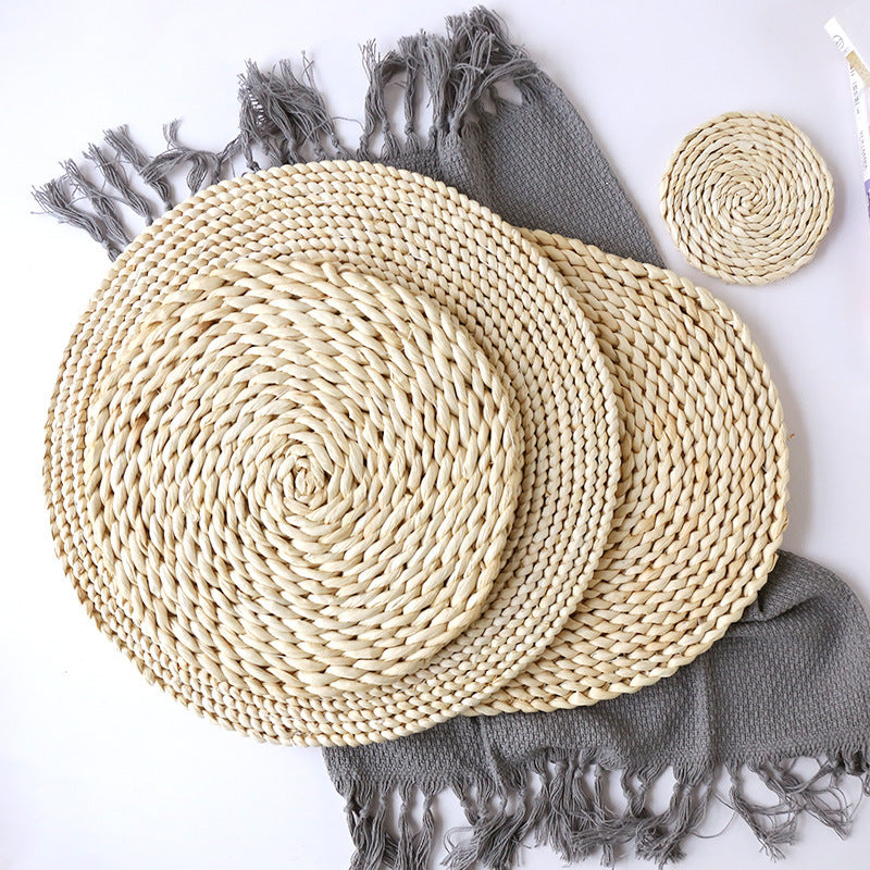 Round Coaster made of Natural Fiber | High & Bury