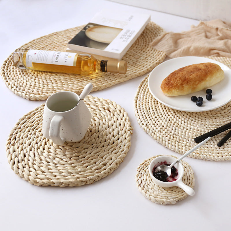 Round Coaster made of Natural Fiber | High & Bury