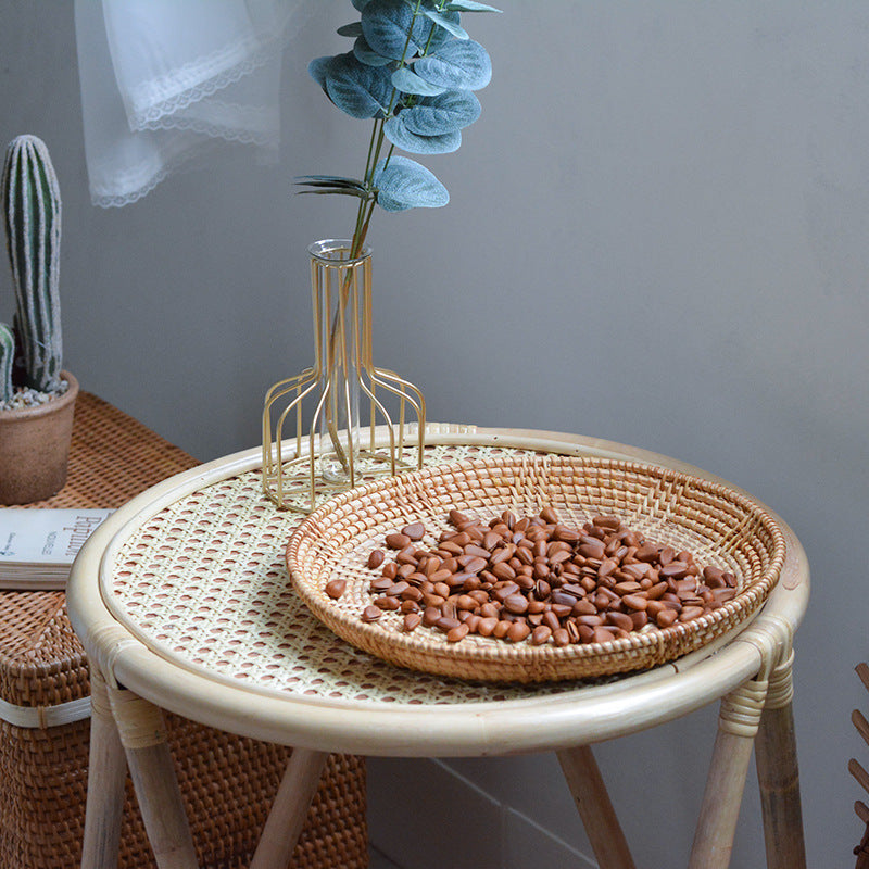 Round Decorative Plate made of Woven Material | High & Bury