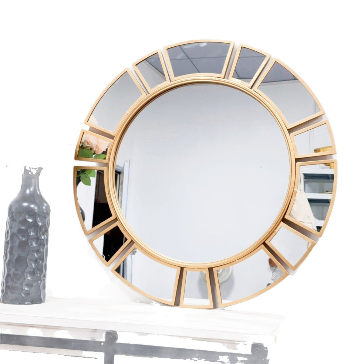 Round Decorative Wall Mirror | High & Bury