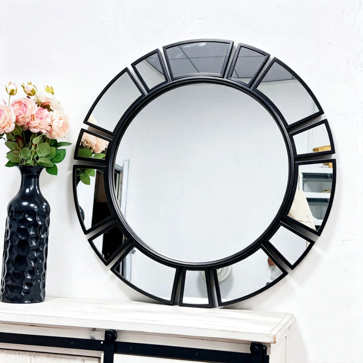 Round Decorative Wall Mirror | High & Bury