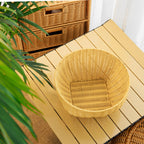 Round Decorative Woven Basket | High & Bury